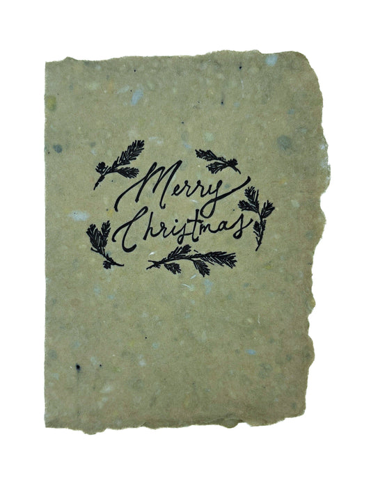 NEW! Merry Christmas pine wreath