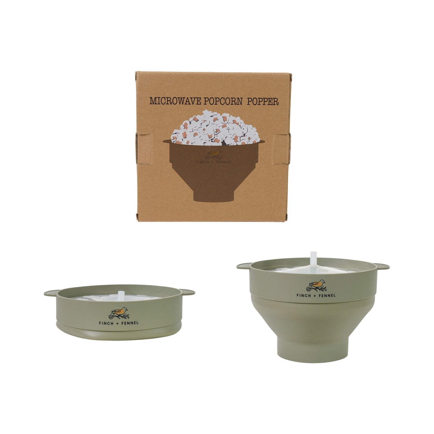 80 oz. Silicone Microwave Popcorn Popper in Printed Box