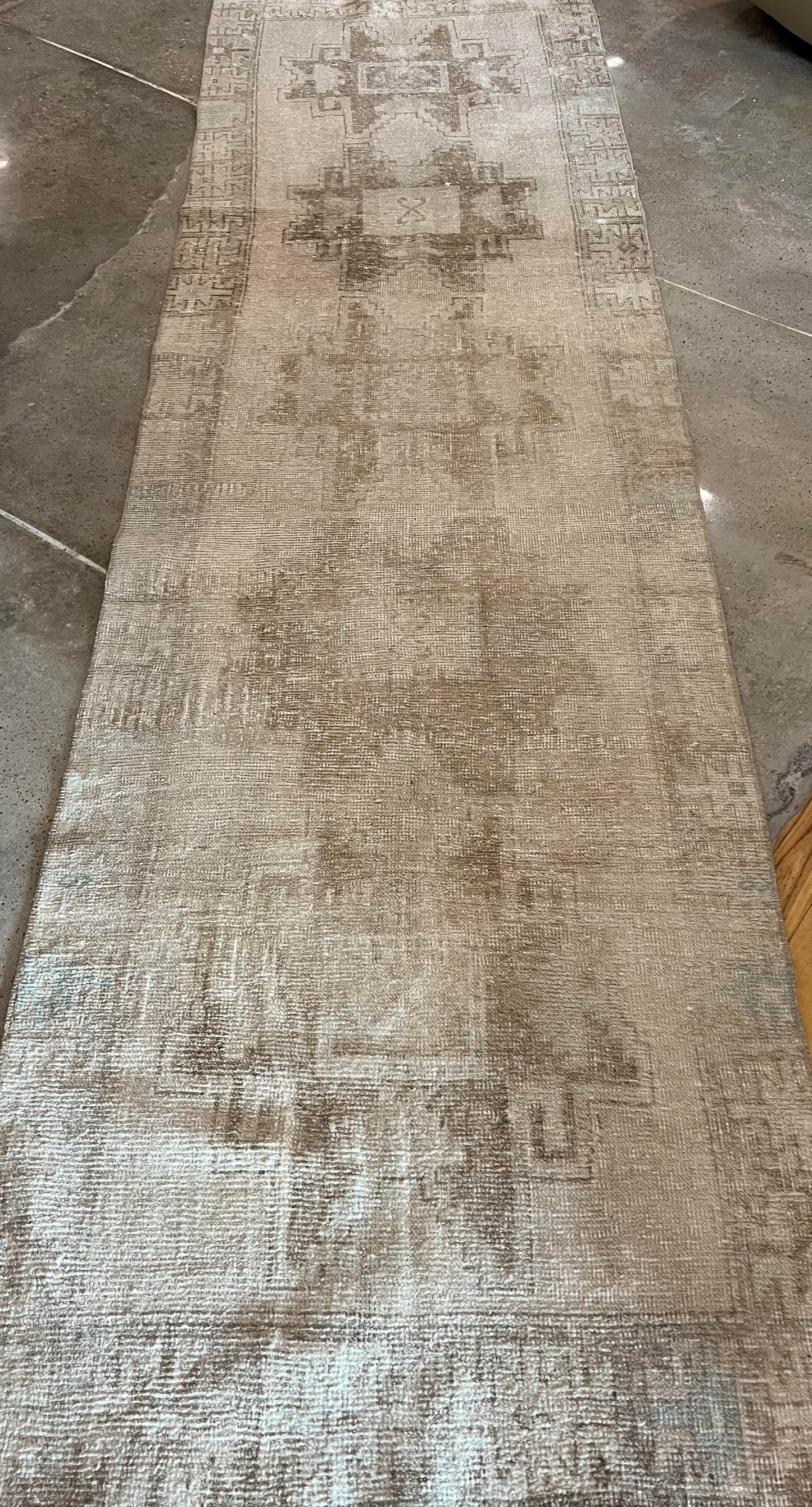 Turkish Cream Runner Rug