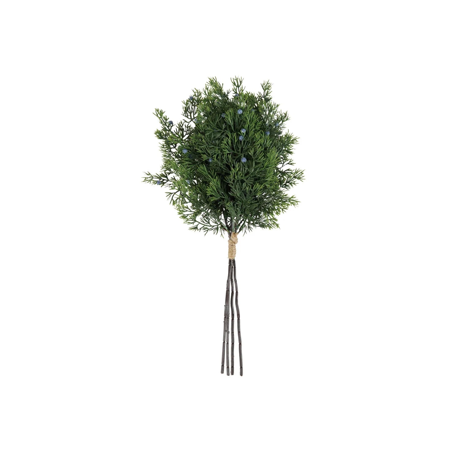 Faux Juniper Bundle with Jute Tie (Contains 4 Pieces)